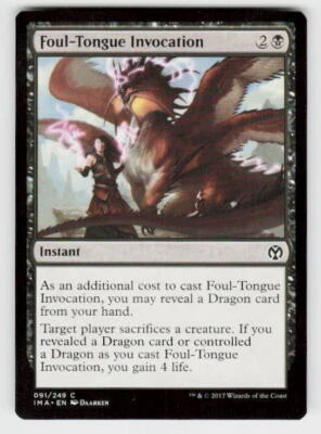Iconic Masters #91 Foul-Tongue Invocation - Image 1 of 2