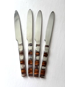 4 Farberware ROLLERCOASTER Coltello da Pranzo in Acciaio Inox 18/8 Corea 9" - Foto 1 di 4