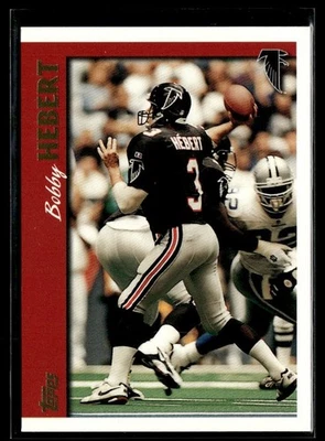 1997 Topps Bobby Hebert Atlanta Falcons #79 - Image 1 of 2