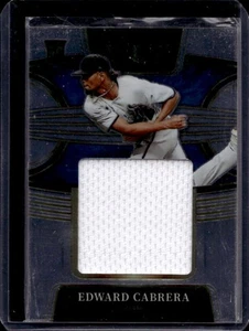 2022 Select Edward Cabrera Rookie Jumbo Swatch Jersey RC #RJS-EC Marlins - Picture 1 of 2