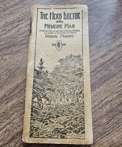 VINTAGE 1920s HERB DR REMEDIES ALTERNATIVE MEDS BONTANICAL TREATMENT NATURAL - Picture 1 of 10