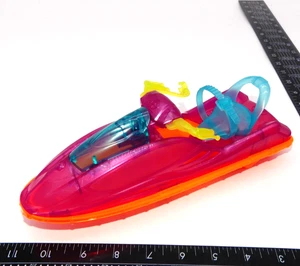 Barbie Jet Ski Vehículo Sin Muñeca Océano Agua Dreamtopia Juguete Neón Rosa Naranja Onda - Imagen 1 de 5