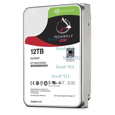 NEWSeagate IronWolf ST12000VN0008 12TB 7.2K RPM 3.5" NAS SATA 6Gb/s Internal HDD - Image 1 of 2