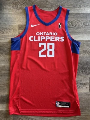 Ontario Clippers G League Authentic Nike Blank Player Issued Jersey Size 52 XL - Image 1 of 4