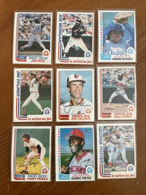 (16) 1982 O-Pee-Chee OPC Vintage Card Collection Lot Palmer Parker Rice Murray - Image 1 of 4