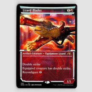 Lizard Blades - NEO #385 Rare - NM / Mint Kamigawa: Neon Dynasty Single - Bild 1 von 2