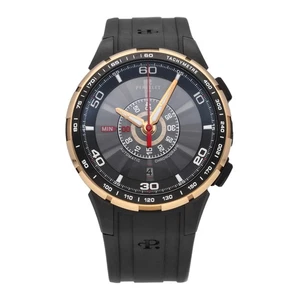 Perrelet Turbine Chronograph 18k Rose Gold & Steel 47mm Auto Men's Watch A3036/1 - Picture 1 of 9