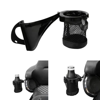 Portavasos para pasajeros aptos para Harley Road Glide Ultras 15-23 FLTRU 16-23 Foto 1 de 4