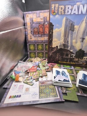 Mayfair Board Game Urbania City Building Box Complete Simone Lucien - Image 1 of 4