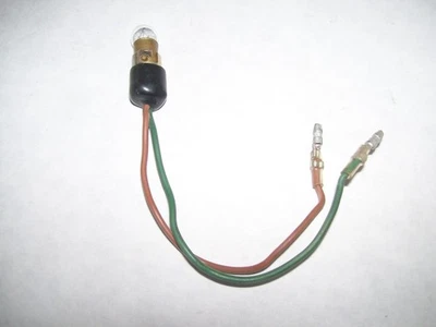 1971 Honda CT90 Speedometer Back Light Bulb Socket and Wire - Image 1 of 2