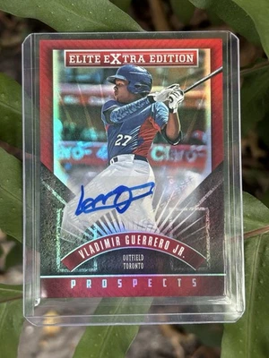 2015 Panini Elite Vladimir Guerrero Jr. #169 Prospects Autographs  (AU) (RC)  - Image 1 of 2