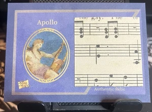 Apollo Pieces Of The Past Authentic Music Note Relic Short Print - Bild 1 von 2