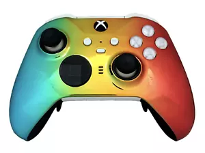 Custom Xbox Series X Elite Series 2 Controller - Hochglanz Chrom Grün Gold Rot - Bild 1 von 9