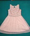 Speechless Girl's 13 Pink Tulle Princess Sequins Lace Bodice Rhinestone Dress