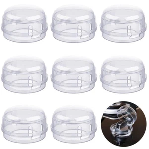 2-8x Stove Knob Safety Covers Stove Knob Guard Protector Cooker Child Proof Safe - Picture 1 of 14