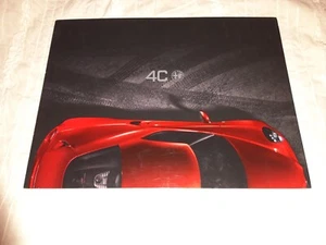 2013 Alfa Romeo 4C Coupe Brochure Brochure Catalog 6 Pages German Rare - Picture 1 of 1