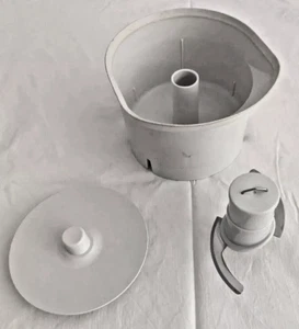 Braun Multipractic Food Processor Small Chopper Attachment Bowl Blade Lid 4262 * - Picture 1 of 4