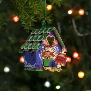 3D POP UP CHRISTMAS YULE GREETING CARD Cuckoo Clock BAUBLE DECORATION SANTORO - Picture 1 of 2