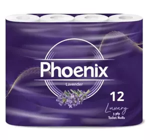 Phoenix weicher Lavendel duftend Luxus Toilettenrollen Großhandel gesteppt weiß 3-lagig - Bild 1 von 63
