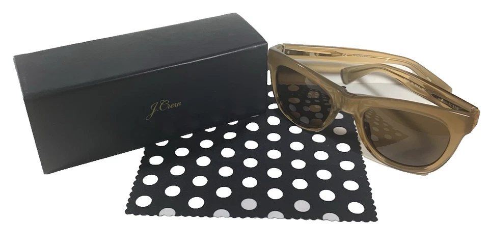 Gafas de sol Betty vintage marrón lechoso retro RARAS con estuche tela regalo de Navidad Foto 1 de 4