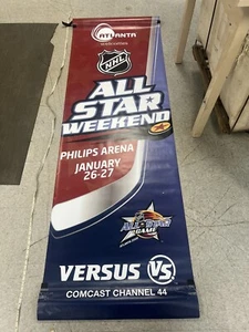 2008 NHL All-Star Weekend Atlanta Thrashers Light Pole Banner Phillips Arena - Picture 1 of 4
