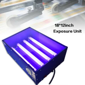 60W Screen Printing Exposure Unit 18"x12" Silk Screen Printing Machine UV Light - Picture 1 of 16