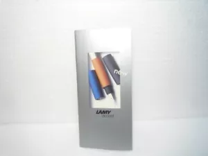 BROSCHÜRE LAMY ACCENT 1998 FÜLLFEDERHALTER + KUGELSCHREIBER - Bild 1 von 9