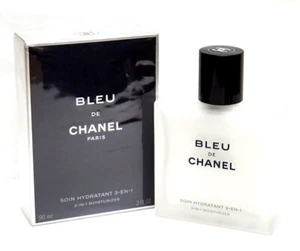 BLEU de CHANEL 3-IN-1 MOISTURIZER for Men 3.0oz / 90ml NEW IN SEALED BOX - Picture 1 of 1