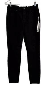 Neu SOFT ENVIRONMENT schwarz Fly Front Skinny Ankle Mid Rise Jeans GR.6P neu mit Etikett - Bild 1 von 2