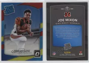 2017 Donruss Optic Rated Rookie Red and Yellow Prizm Joe Mixon #185 Rookie RC - Picture 1 of 7