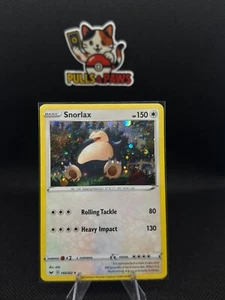 Pokemon Snorlax 140/202 Promo Cosmos Holo Rare (꩜ Swirl) - Picture 1 of 3
