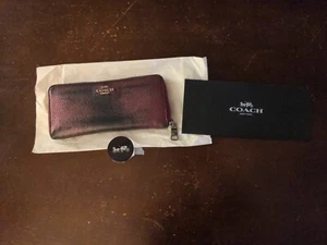 COACH GENUINE AUTHENTIC VINTAGE LEATHER WOMANS PURSE WALLET GOOD CONDITION NICE - Picture 1 of 12