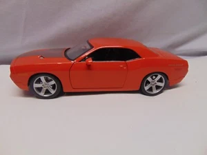 2007 Maisto 2006 Dodge Challenger Concept Orange die cast car 1/18 scale #0938 - Picture 1 of 8