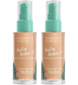 Physicians Formula Butter Believe It Foundation + Concealer - Medium X 2 - Picture 1 of 1