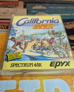 California Games (Epyx 1987) Spectrum 48/128/+2 (cinta, manual, caja) funciona 8 bits - Imagen 1 de 3