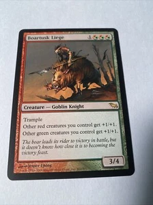 Mtg Boartusk Liege Shadowmoor NM 202/301 - Picture 1 of 3