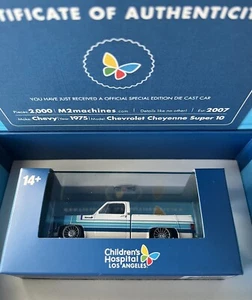 M2 Machines 1975 Chevy Cheyenne Super 10 LE2000 Children's Hospital SHIPS TODAY - Picture 1 of 13