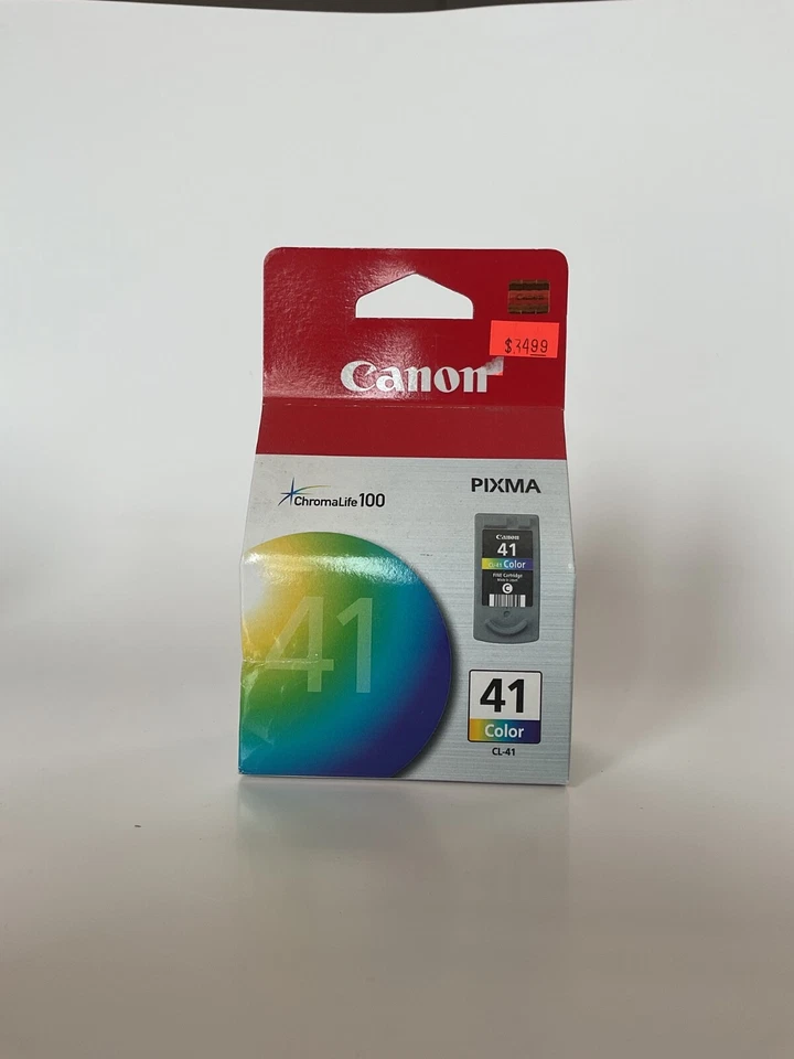 Genuine Canon OEM CL-41 Tri-Color Ink Cartridge Pixma - New & Sealed - Image 1 of 1