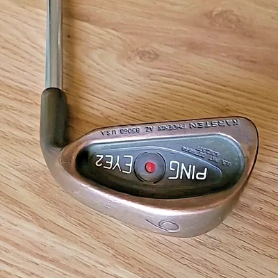 Ping Eye 2 6 Iron Red Dot Beryllium Copper BeCu RH Tapered Steel Shaft 38" - Image 1 of 4