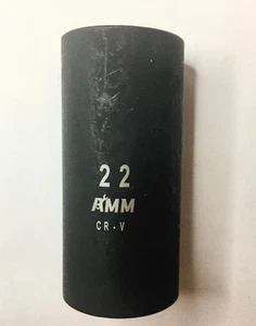 AMM  22 mm x 3/8"  Deep Impact Socket - 6 Pt -  Free USA Shipping - Picture 1 of 3