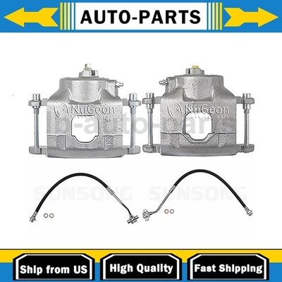 Pinza de freno delantera con mangueras lado conductor pasajero se adapta a Chevrolet K20 4,8 L Foto 1 de 4