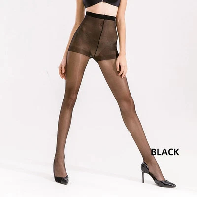 Pantimedias irrompibles resistentes al desgarro medias elásticas de nailon apretadas para mujer Foto 1 de 4