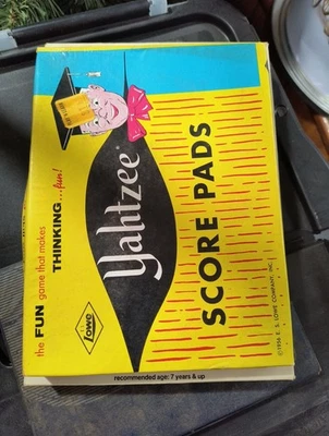 1956 Yahtzee Score Pads . Great vintage look . Exactly as photos. We ship quick. - Image 1 of 4