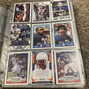 New York Giants 195+ Card NFL Lotto Vintage Moderno Base Inserti Rookies - Foto 1 di 8