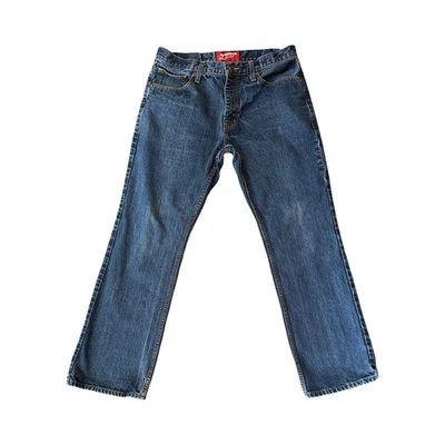Jeans Arizona Jean Co. Para Hombres Original Corte Bota 33x30 Azul Denim 100% Algodón Hecho Foto 1 de 4