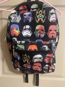 Loungefly Star Wars Full Size Rucksack Stormtrooper Helme Disney Parks Nylon - Bild 1 von 24
