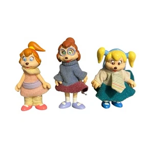 Figurine Chipettes Alvin e i Chipmunks vintage anni 80 giocattoli ideali 1984 complete - Foto 1 di 15