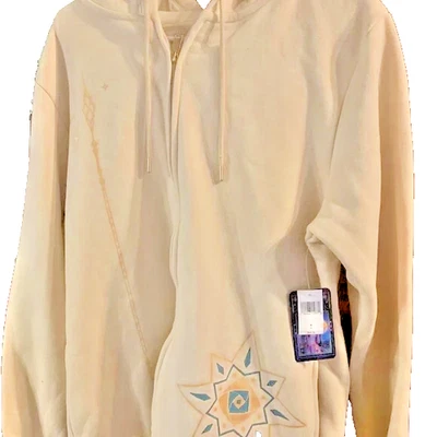 Moletom com capuz Disney Parks Wish King Magnifico com zíper adulto TAMANHO MÉDIO NOVO COM ETIQUETAS - Imagem 1 de 4