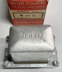 Wehrle W416BE Regler Lichtmaschinenregler Spannungsregler 130-160/6/1 voltage re - Picture 1 of 8
