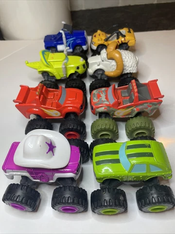 Blaze and the Monster Machines Diecast Lot Starla Pickle Bighorn Stripes Zeg Cover